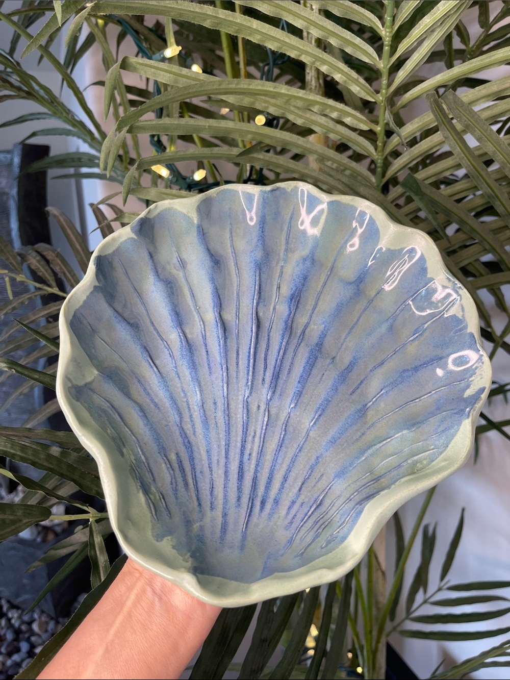 Pottery Shell Dish